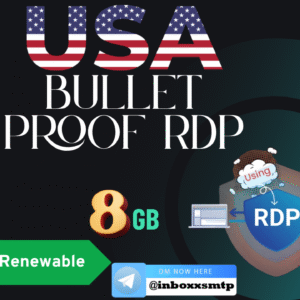HACKED USA 8GB RDP| BULLETPROOF
