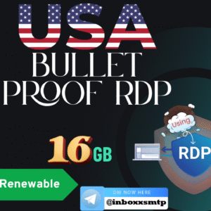 HACKED USA 16GB RDP| BULLETPROOF
