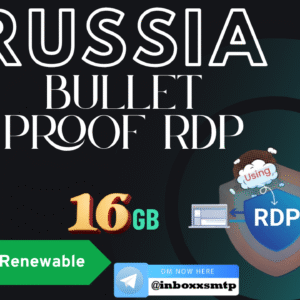 HACKED Russia 16GB RDP| BULLETPROOF