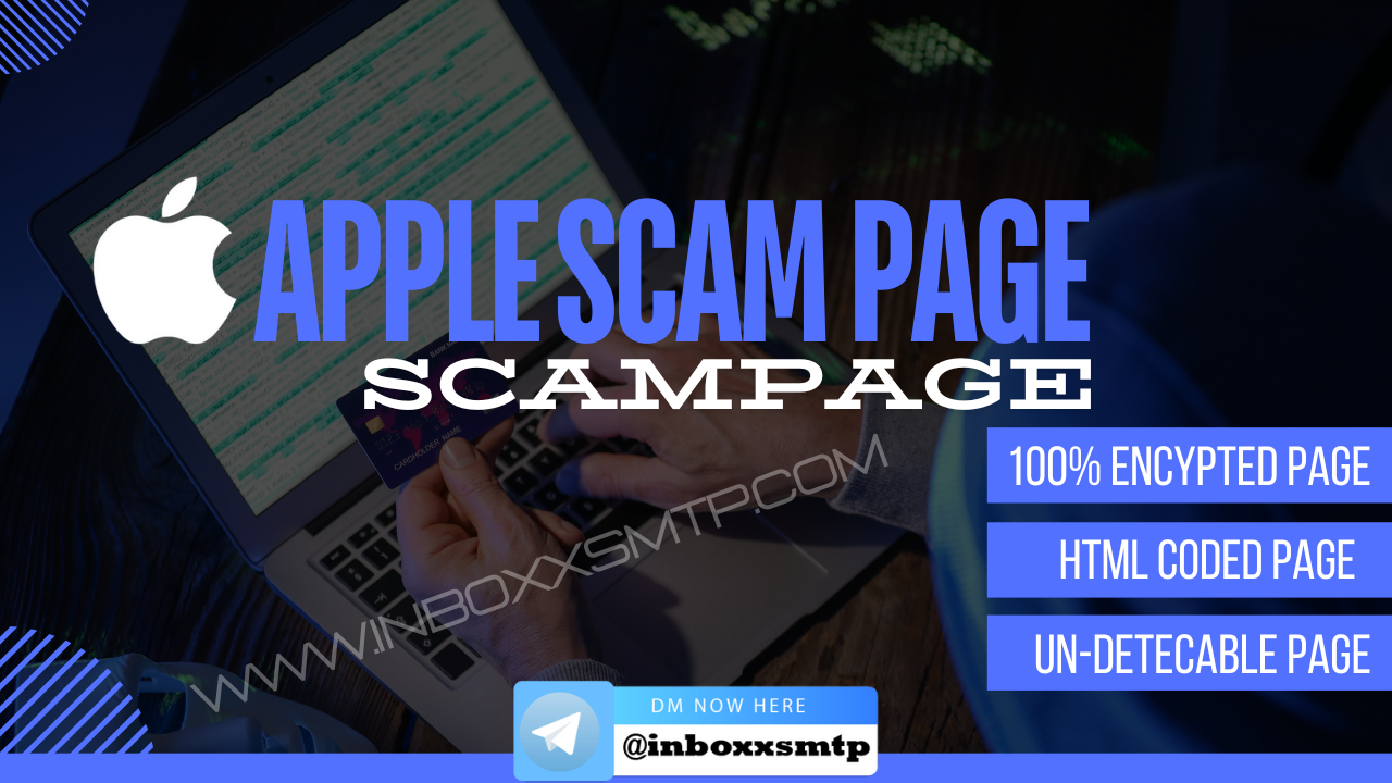 APPLE ID SCAM PAGE