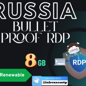 HACKED Russia 8GB RDP| BULLETPROOF