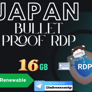 HACKED Japan 16GB RDP – High Performance| BULLETPROOF